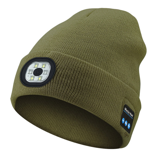 Bluetooth LED light hat