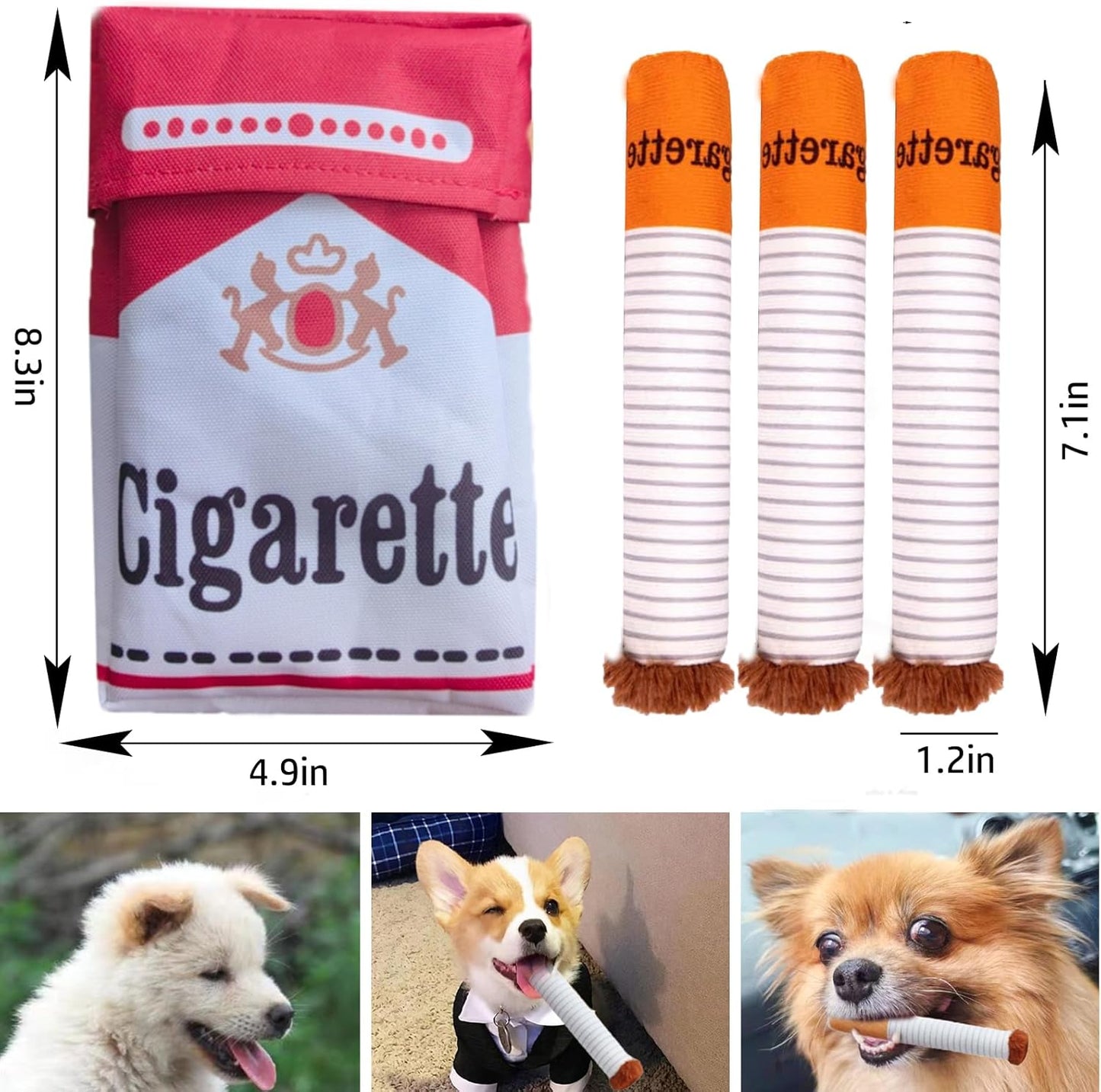 Creative cigarette chewing and grinding toy