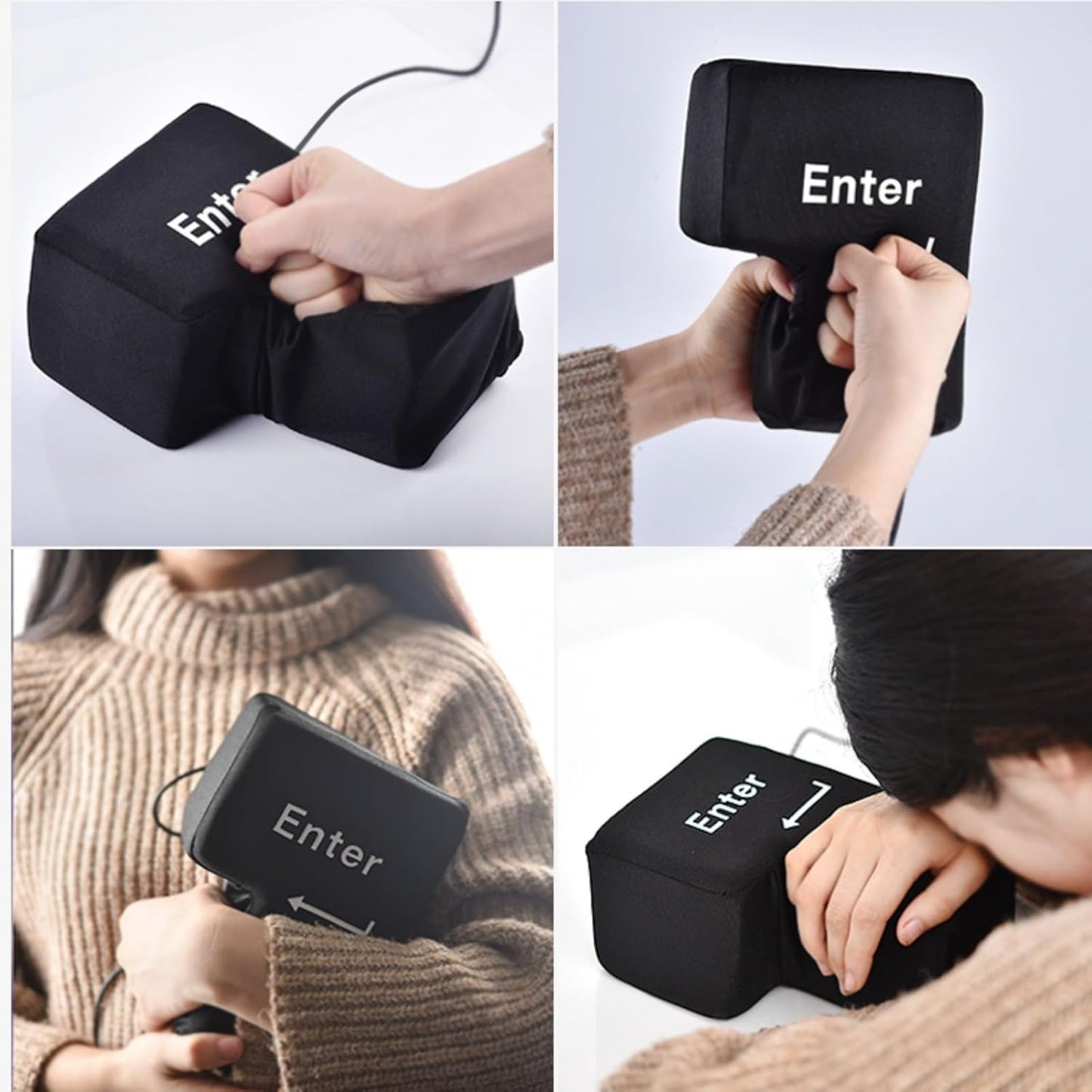 Giant Enter Key Button and Pillow