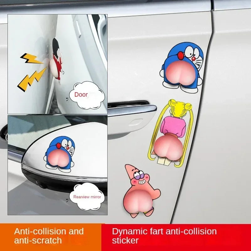 Funny Cartoon Butt Stickers
