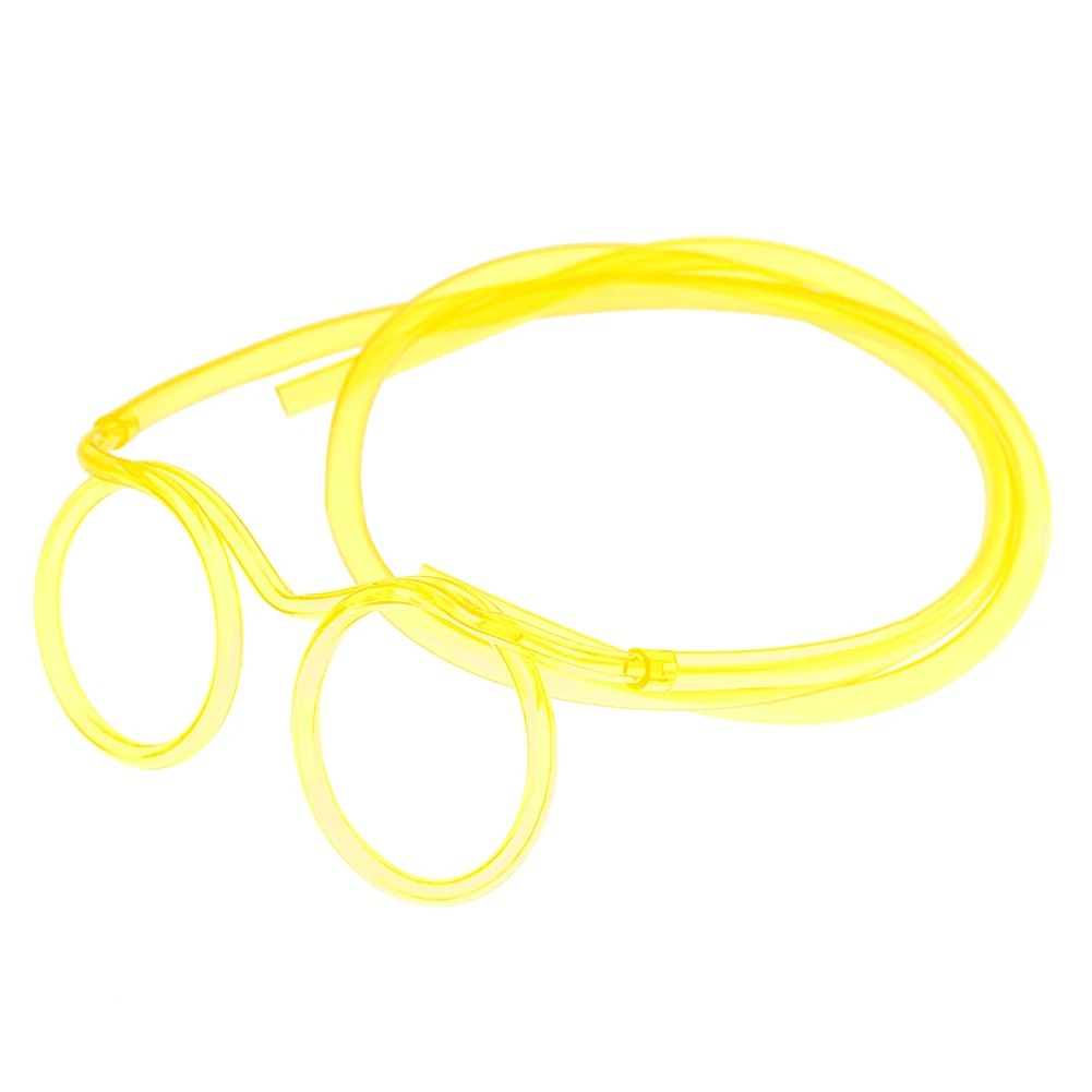 Drinking Straw Eye Glasses