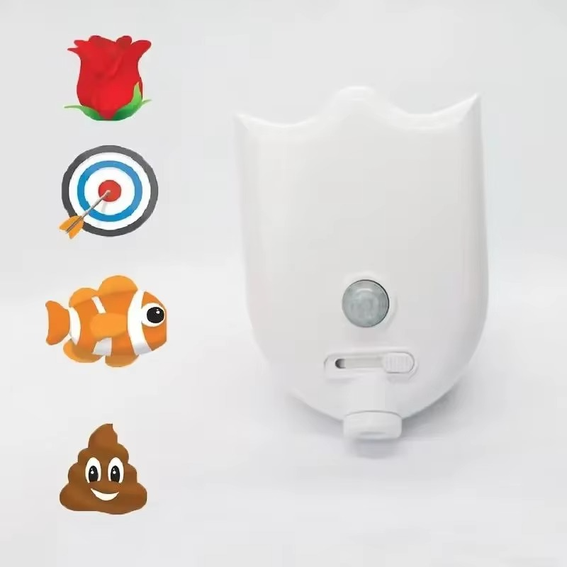 Toilet Projection pee target