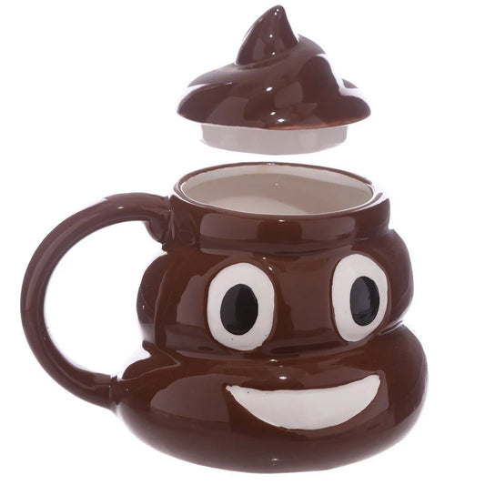 Poo shaped mug