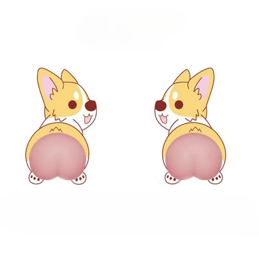 Funny Cartoon Butt Stickers